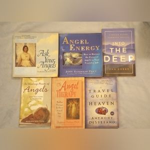 Lot of 6 Angel Books Healing Heaven